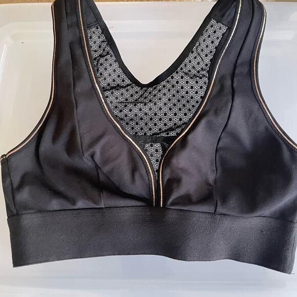 Simone Perele Women's Harmony Medium Impact Wireless Sports Bra Size Small Black - Picture 3 of 9